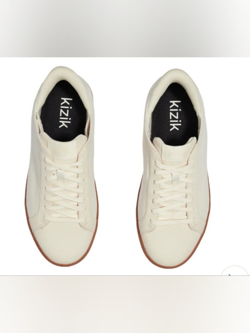 Kizik Irvine Cream Casual Sneakers